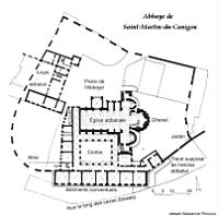 Abbaye Saint-Martin-du-Canigou, Plan